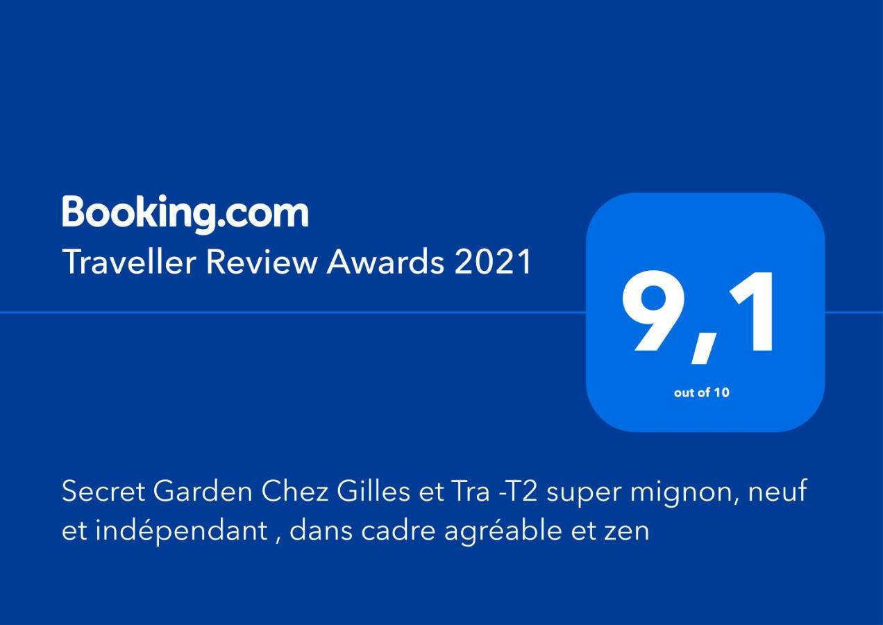 Secret Garden - Chez Gilles Et Tra - Maison D Hote -T2 Super Mignon, Neuf Et Independant , Dans Cadre Agreable Et Zen Valergues Luaran gambar