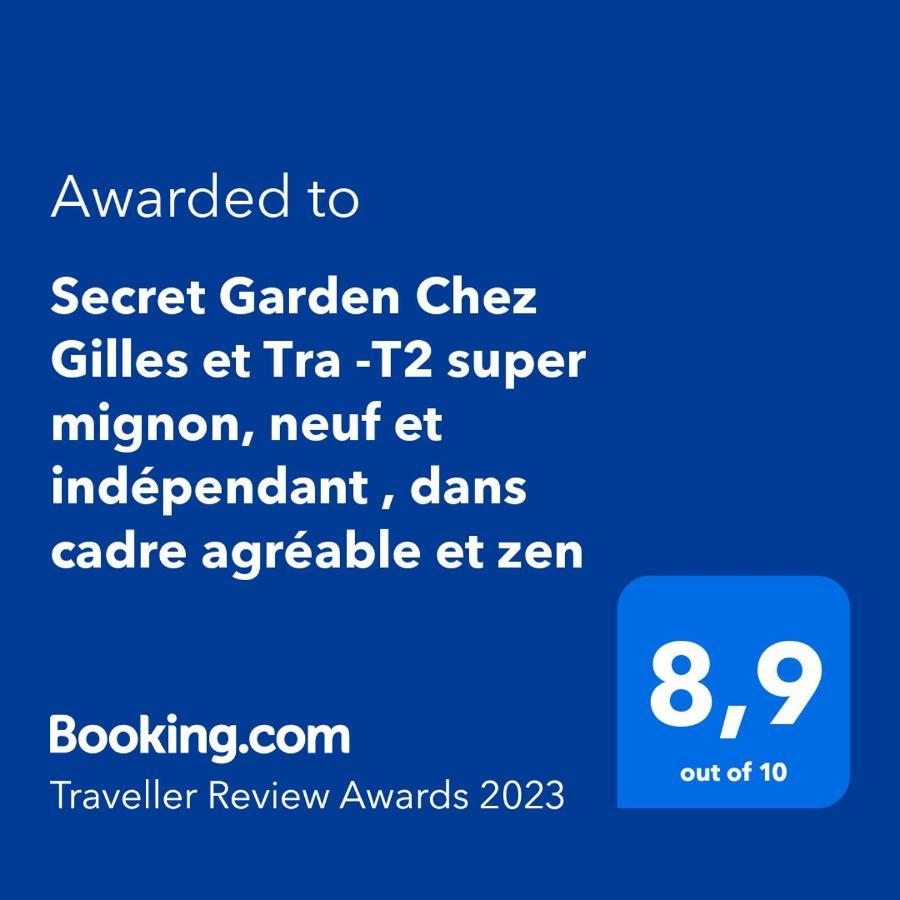 Secret Garden - Chez Gilles Et Tra - Maison D Hote -T2 Super Mignon, Neuf Et Independant , Dans Cadre Agreable Et Zen Valergues Luaran gambar